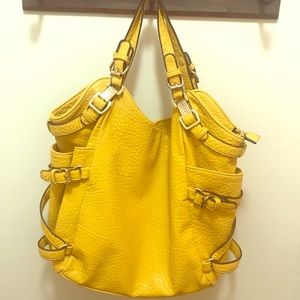Big Buddha Mustard Yellow Large Purse
